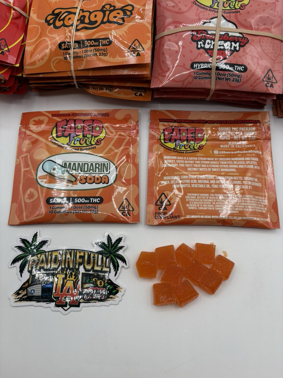 faded fruits edibles 500mg