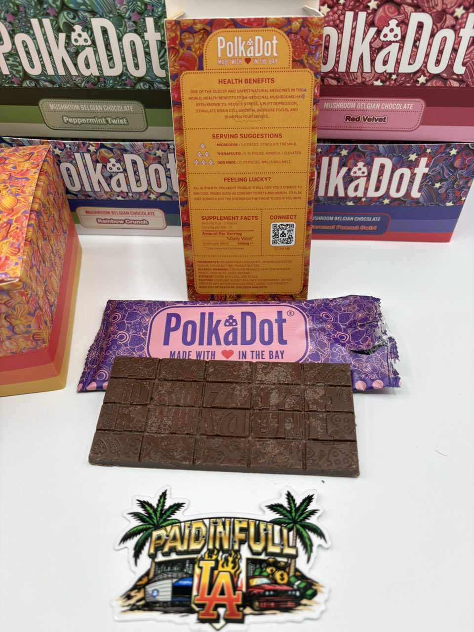 polka dot mushroom bar