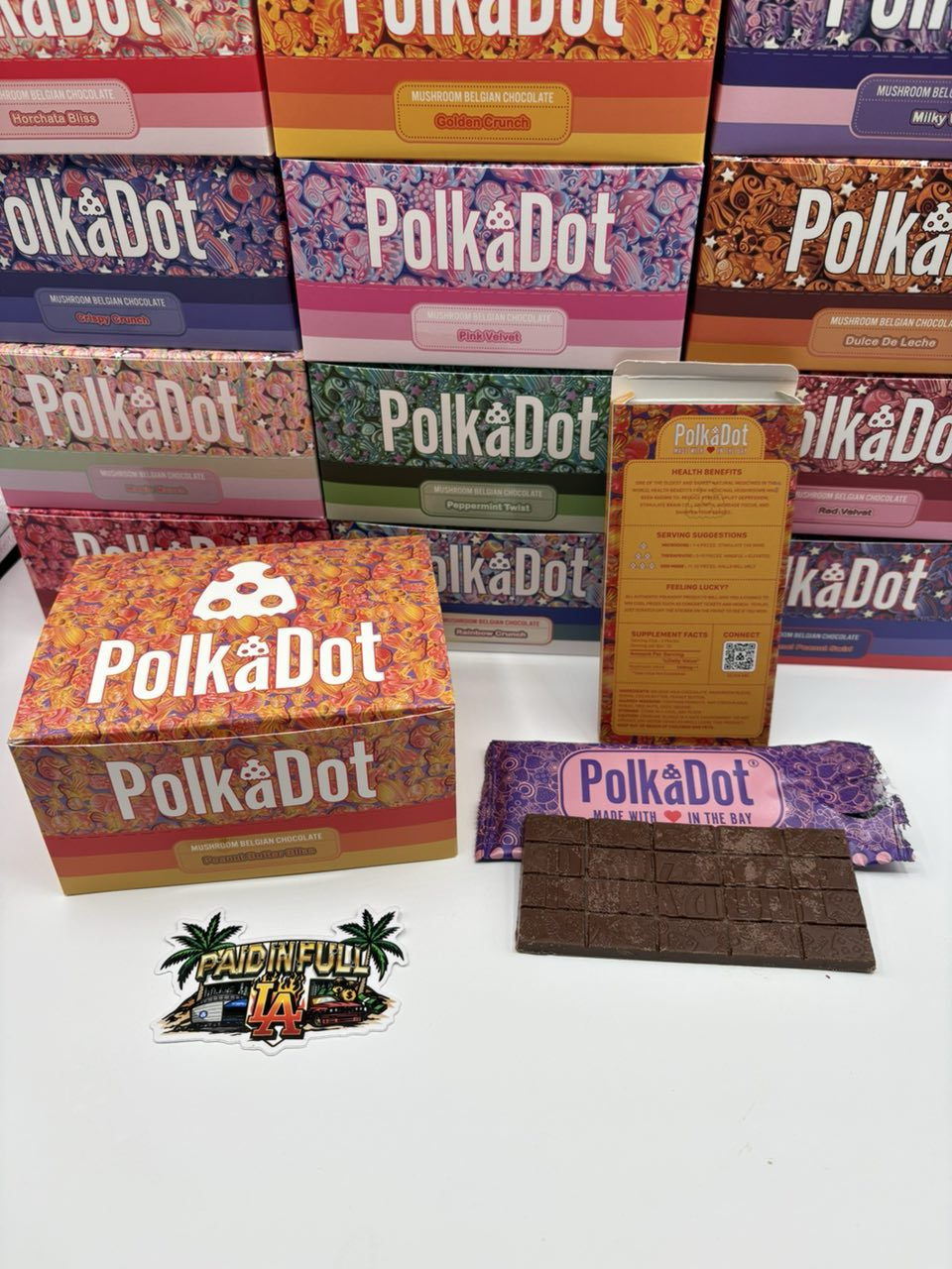 polka dot mushroom bar