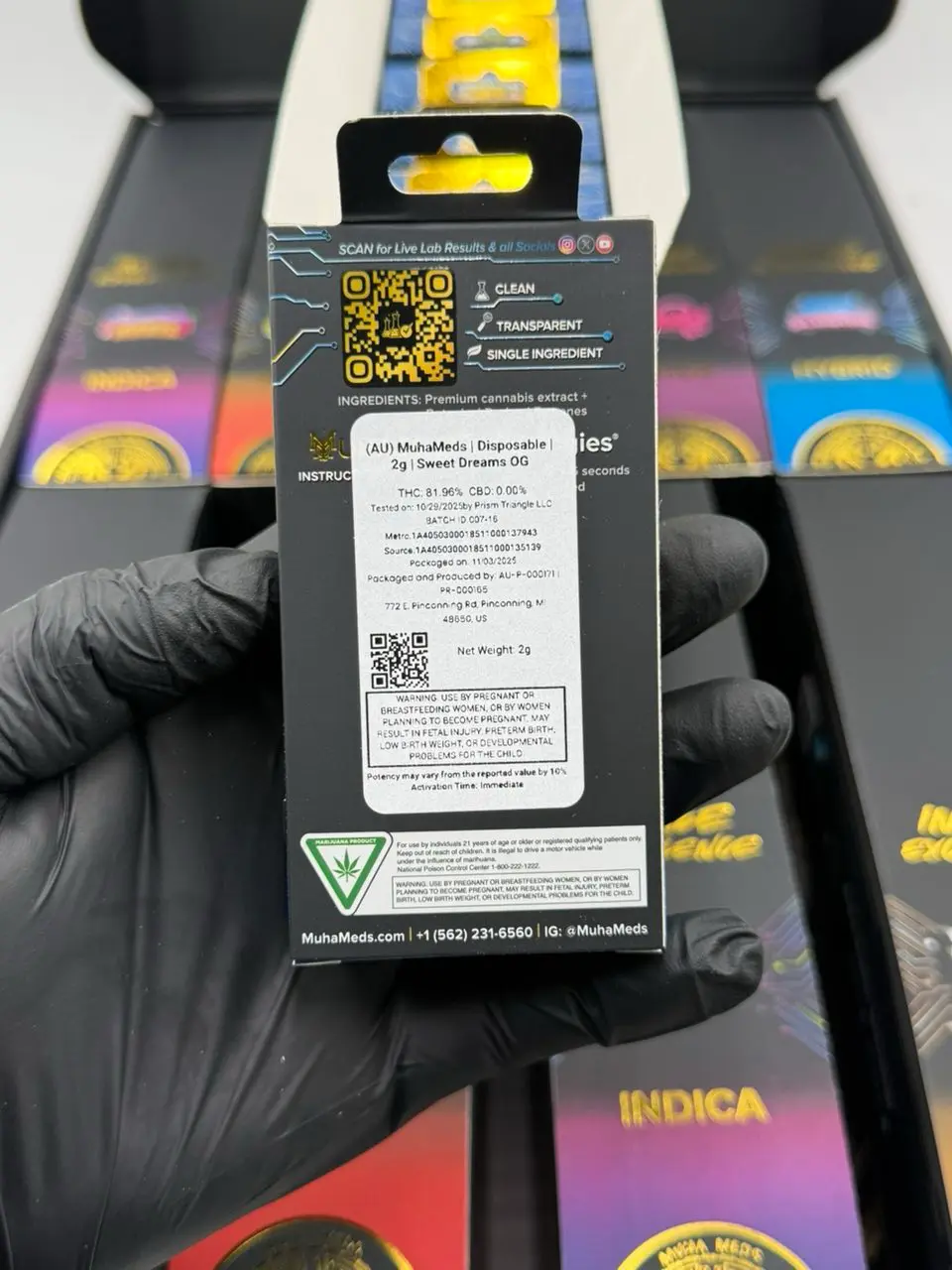 muha meds members 2g disposable